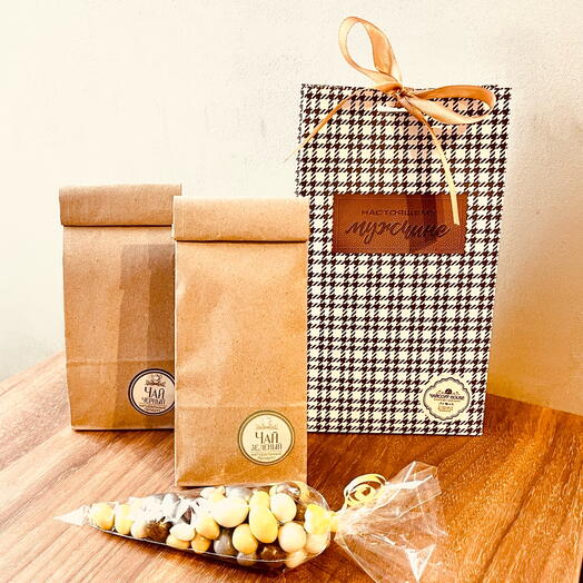 23 февраля. Подарок мужчине. Подарок коллеге. Подарок из чая. Подарок защитнику отечества. Корпоративные подарки