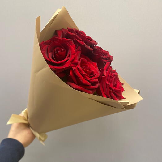 Букет роз 5 шт