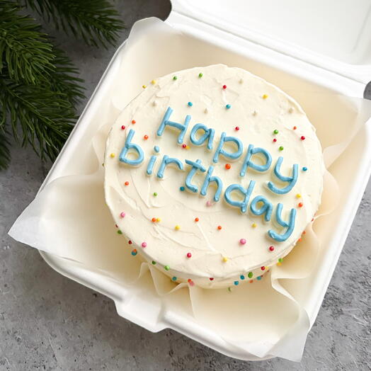 Бенто-торт happy birthday