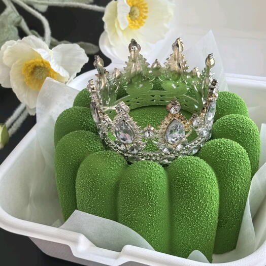 Муссовый бенто-торт с короной для дочери /девушки /подруге/ жене/любимой /маме