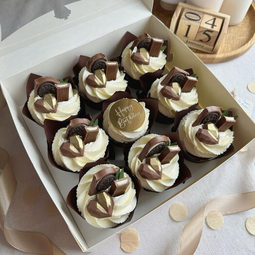 Капкейки «Happy birthday»