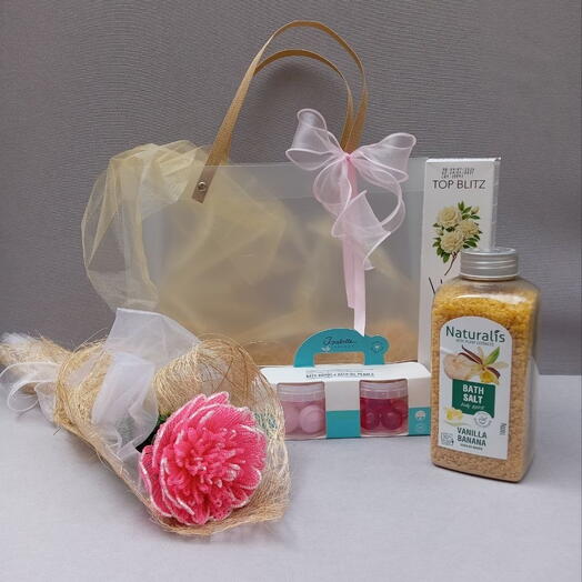 Luxury gift set with Pink Peony Подарочный набор с Розовым Пионом