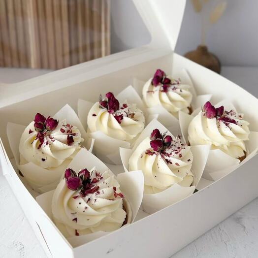 Ванильные капкейки с нежным кремом чиз 🧁