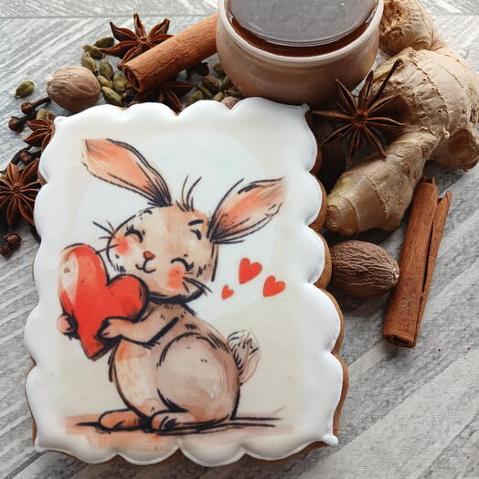 Пряник медовый Вензель Б. Милые картинки в асс-те