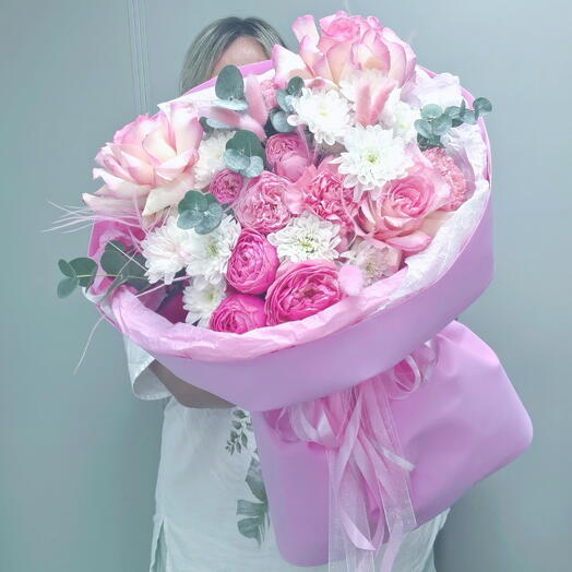 Нежный букет Barbie style 🩷