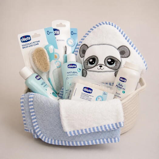 Купальный набор для новорождённого «Ванна с коалой» Chicco 0+ подарочный набор для ухода за малышом