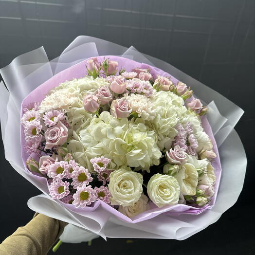 Букет 💐 лавандовый раф