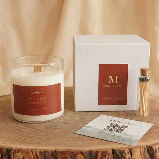 Ароматическая свеча Manuscent Вишневое дерево