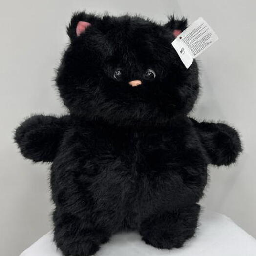 Мягкая игрушка черный кот