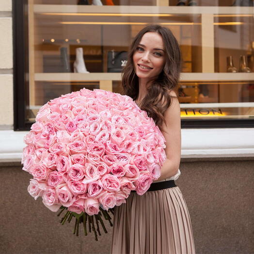 Ramo de 101 rosas "Pink O Hara"