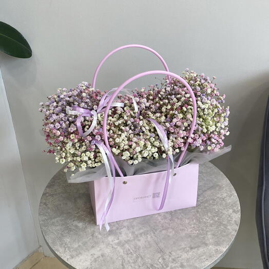 Фиолетовая сумочка гипсофил 💜