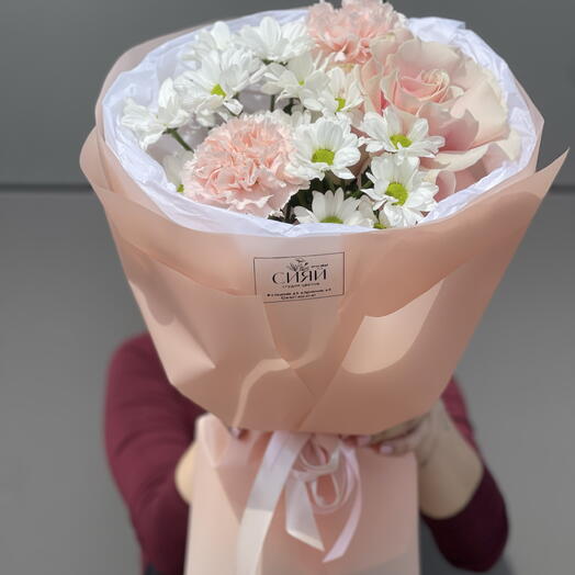 Нежный букет- комплимент🌸