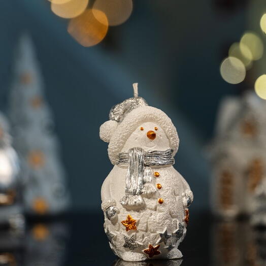 Свеча Christmas Twinkle, снеговик