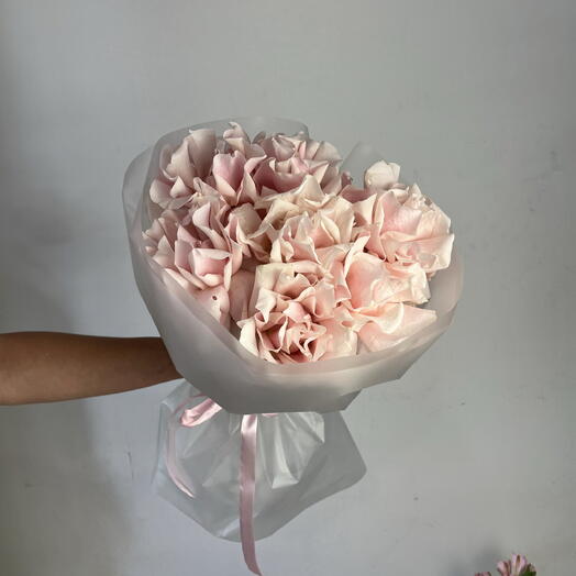 Букет «7 роз Pink Mondial