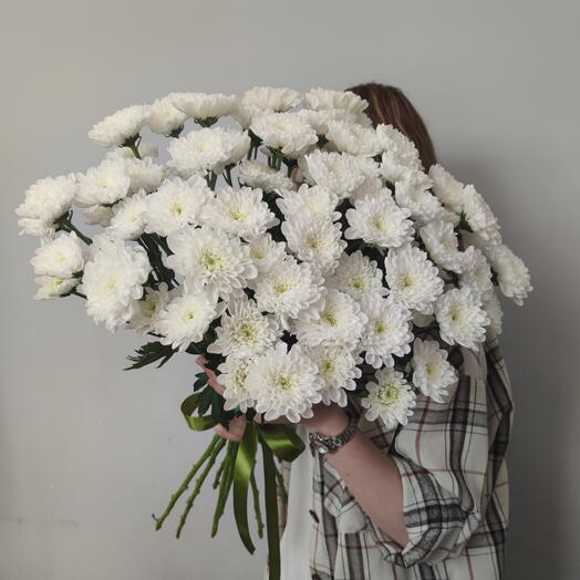 Букет из 11 кустовых хризантем ☁️