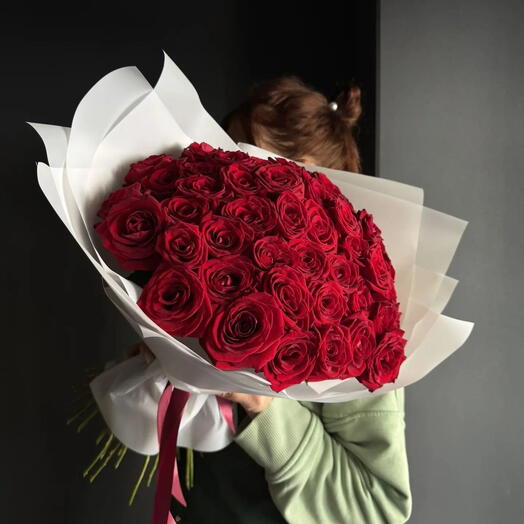 💥ШОК ЦЕНА💥-40%АКЦИЯ💥БУКЕТ из 51 красной розы Эквадор/Цветы Уфа/Цветы в Уфе/Доставка цветов Уфа