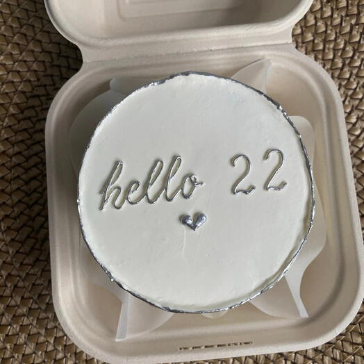 Бенто торт hello 22