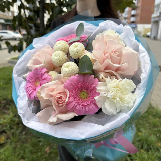 Букет    для жены, мамы, дочки, на юбилей, день рождения, 1 сентября ,день знаний , в школ