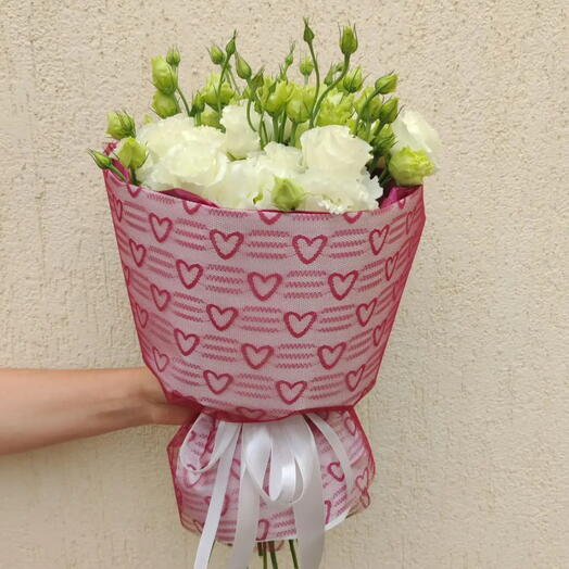 Букет с эустомами 💐