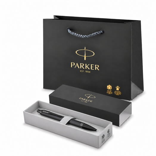 Шариковая ручка Parker IM Achromatic Matt Black подарок мужчине, руководителю, коллеге, другу