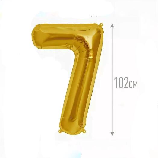 Foil ball "Digit 7"