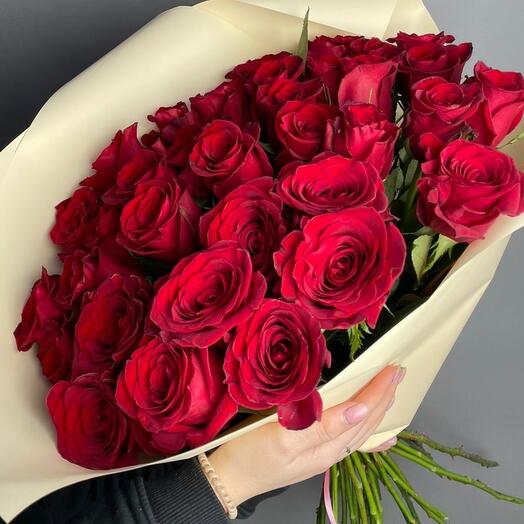 Rosas rojas 60 cm