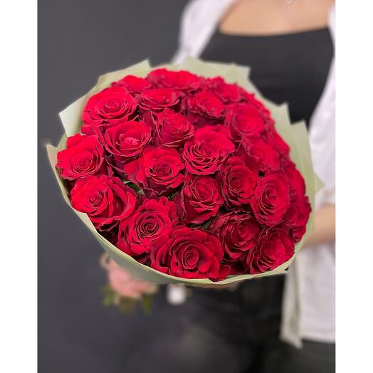 25 rosas rojas