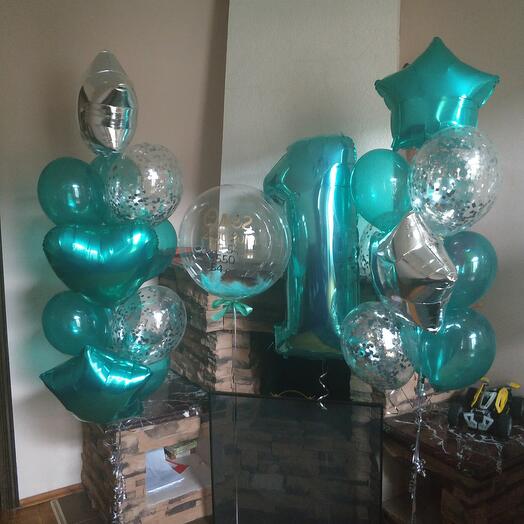 Balloons for the year, 24 pcs