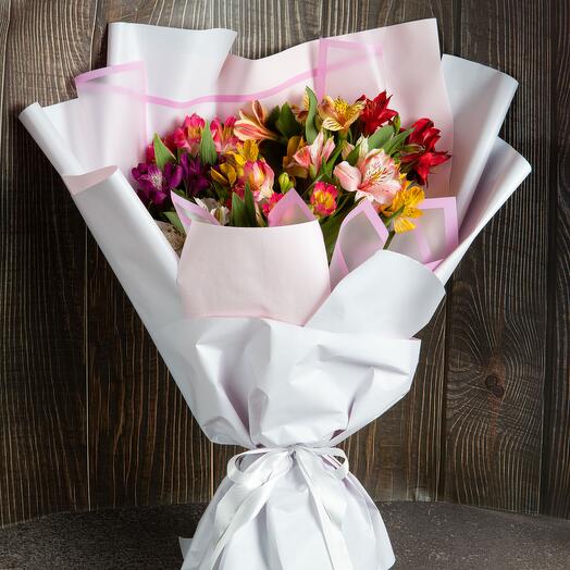 Bouquet of alstroemeria