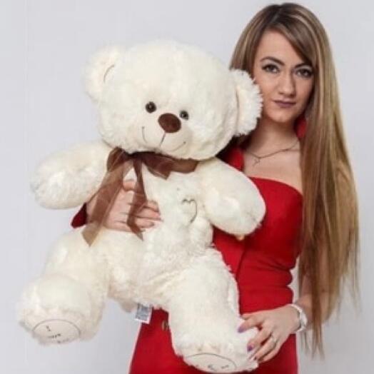 85 cm I love you milk bear