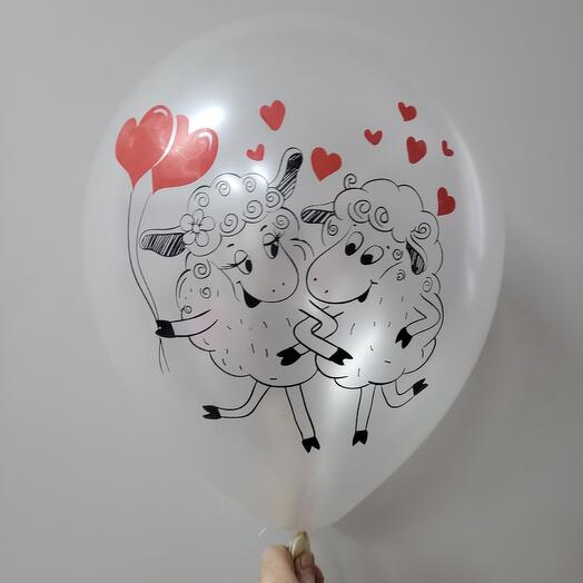 Воздушный шар Влюбленные