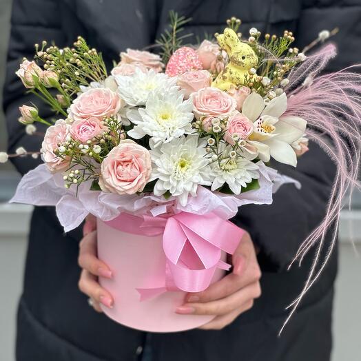 Flores en una Caja de conejito