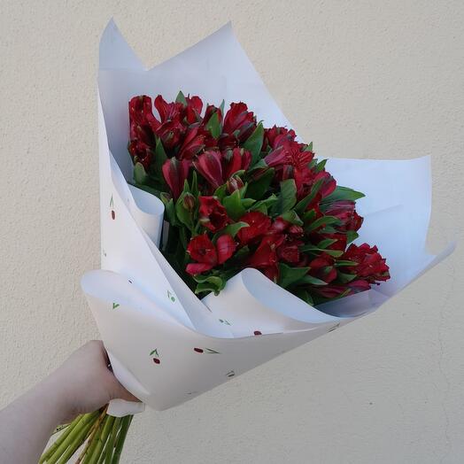 Букет альстромерий 15шт