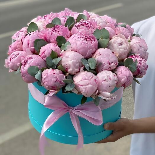 Цветы в коробке 35