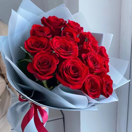 15 rosas rojas
