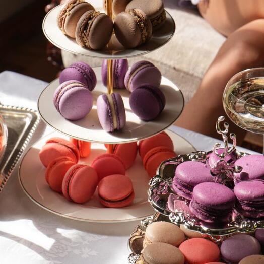 Juegos de macaroon de 3 juegos de 30 piezas para una gran empresa