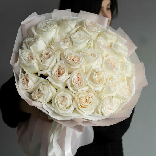 Monobucket of peony-shaped roh White Ohara 25 402