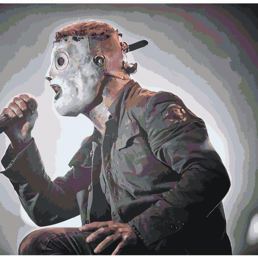 Картина по номерам X-745 "Рок-группа Slipknot" 60х80