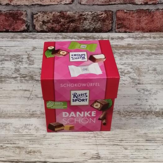 Шоколадные конфеты Ritter Sport Choco Cubes Dankeschon! (Германия), 176 г