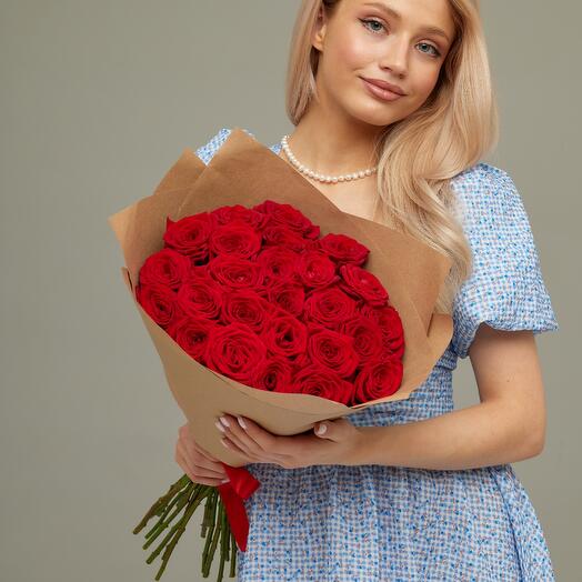 25 роз Premium Ред наоми