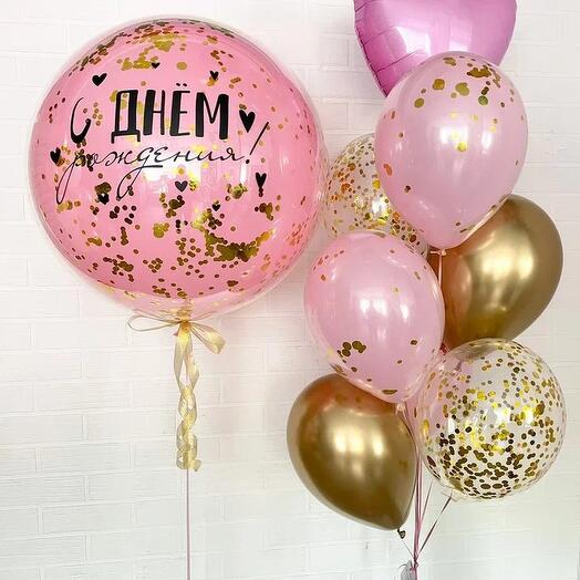 "Вдохновение" (набор из 9 шаров для девушки)