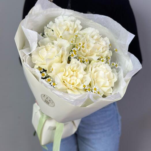Ramo de leche con rosas francesas (209)