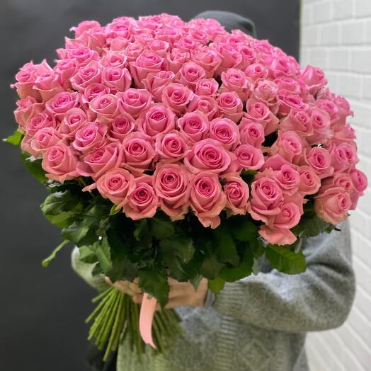 Ramo de 101 rosas Rosadas