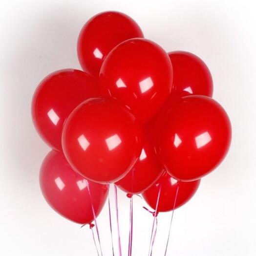 9 красных шаров
