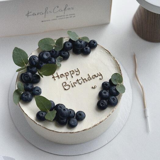 Торт 1кг «Happy Birthda»