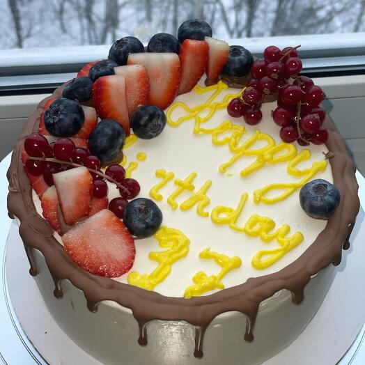 Торт «Happy birthday