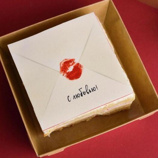Postcard cake 10*10cm