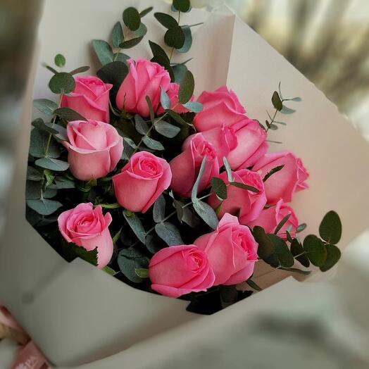 Букет Симфония лепестков от цветочного магазина Оранж Алматы