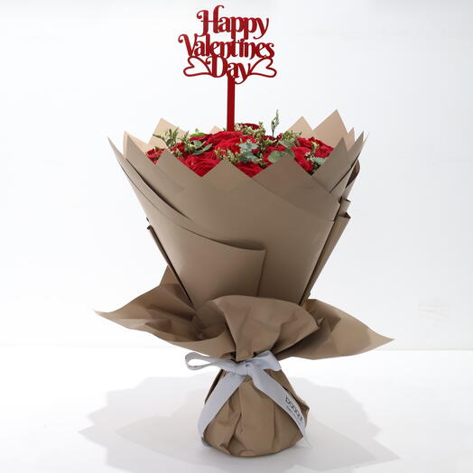 Special Baaqat Red Rose Bouquet