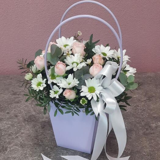 Flowers in a box "Your whim"
